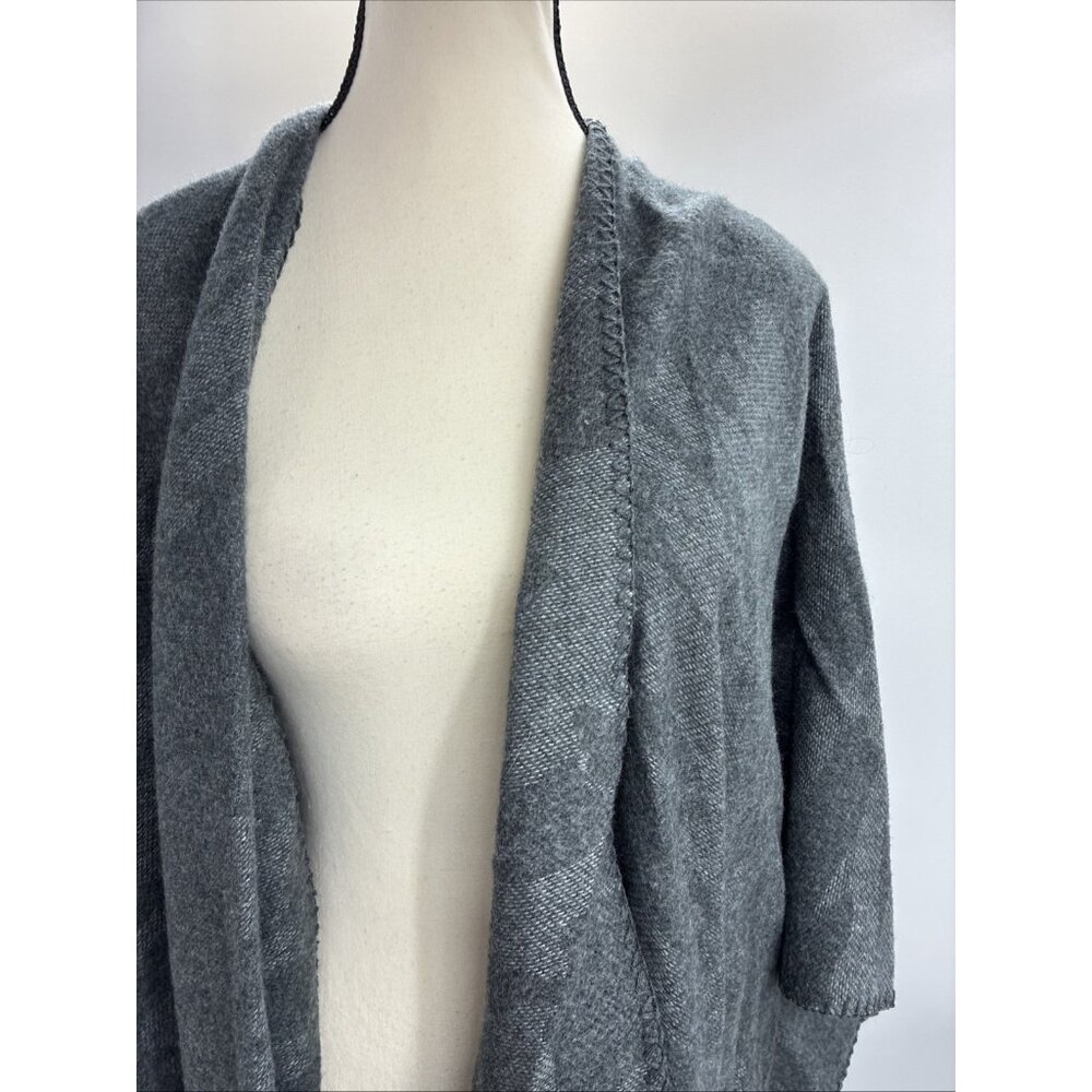 Woolrich Womens One Size Open Front Cardigan Gray… - image 2